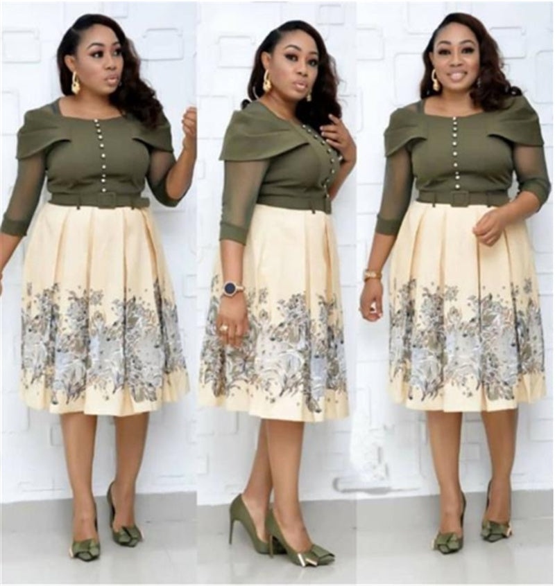 African Women Fashion Dress Ladies Big Size Dresses