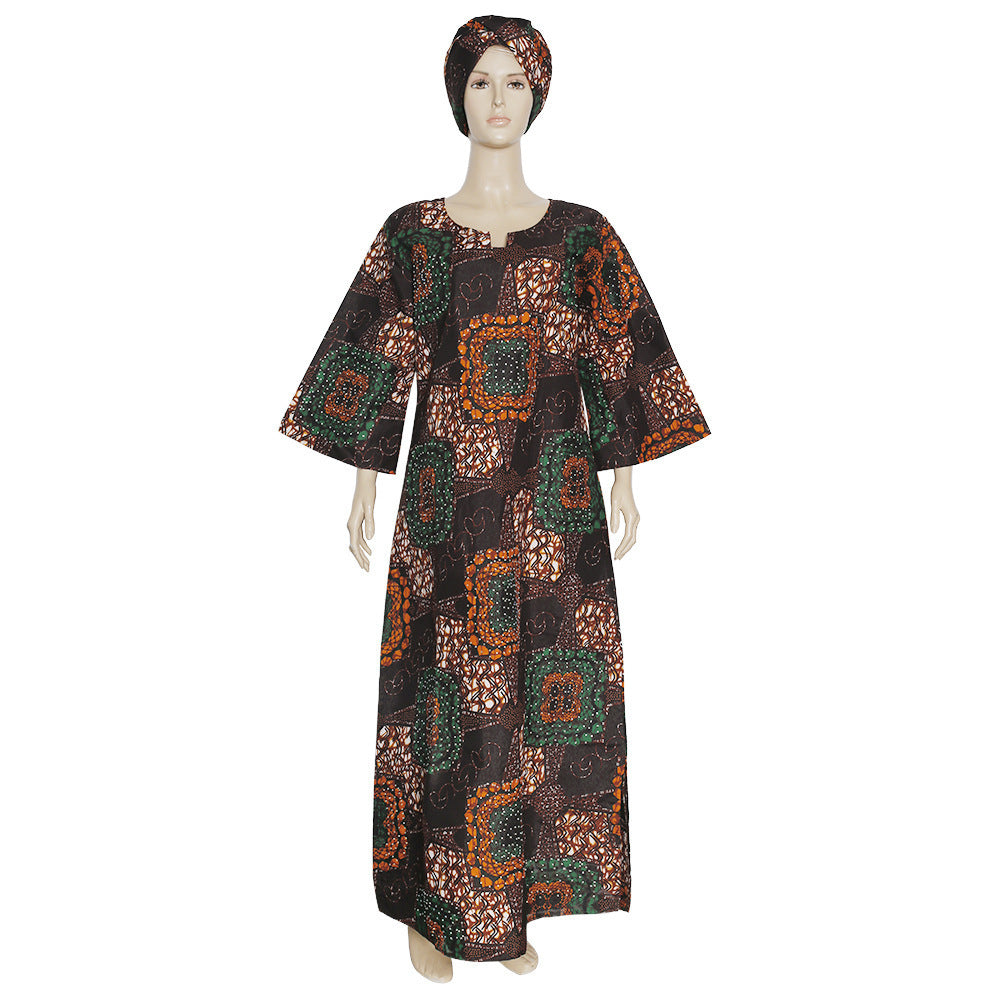 A-Line Fashionable Dresses For African Ladies