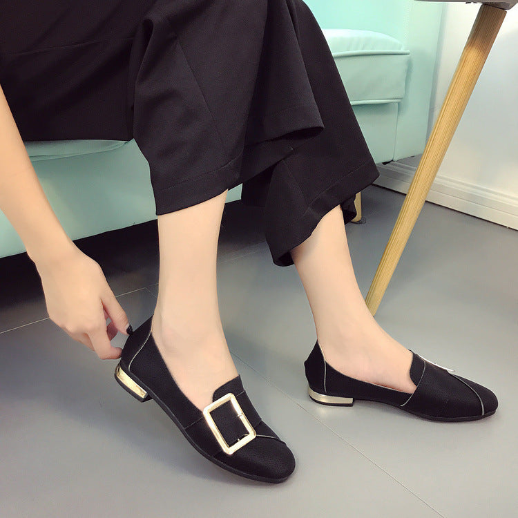 Single-layer shoes for woman