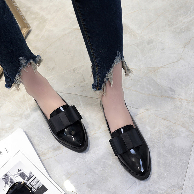 Women Flats Bowtie Loafers Shoes Women Ballet Flats