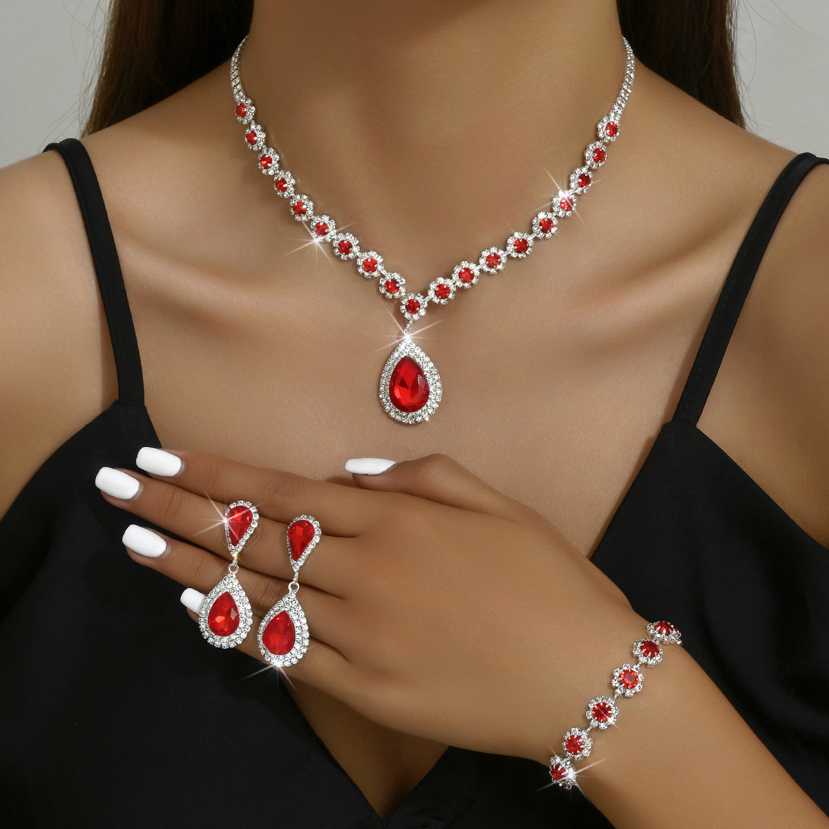 Fashion Jewelry Bridal Jewelry Suit Necklace Set