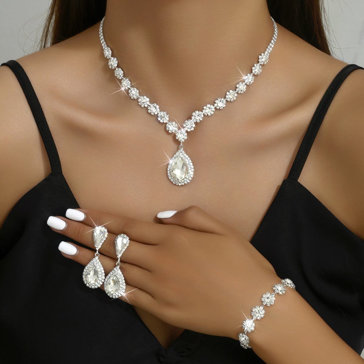 Fashion Jewelry Bridal Jewelry Suit Necklace Set