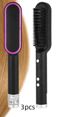 New 2 In 1 Hair Straightener Hot Comb