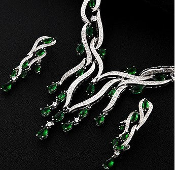 New Crystal Jewelry Zircon Jewelry Set